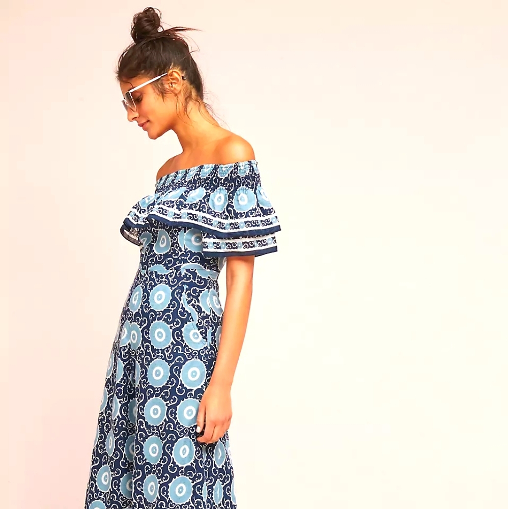 Suzani off the shoulder romper